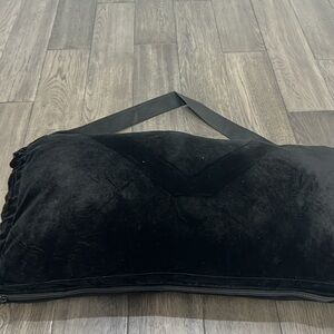 NWOT velvet like storage thick cushion pillowcase bag for tall glass accessory
